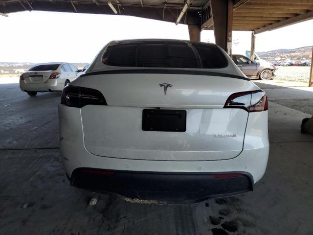 7SAYGDEF5NF313642 - 2022 TESLA MODEL Y 白色 照片 6