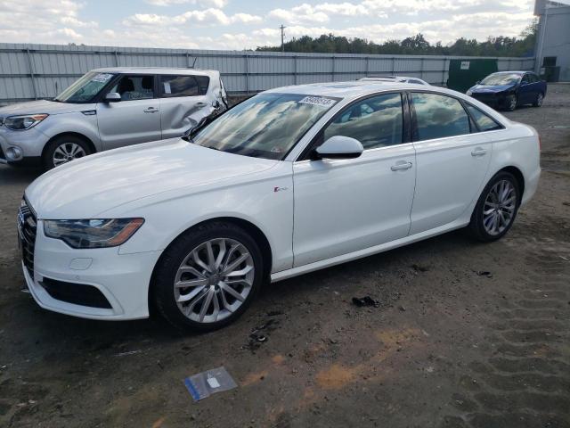 WAUHGAFC3EN100915 - 2014 AUDI A6 PRESTIGE WHITE photo 1