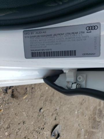 WAUHGAFC3EN100915 - 2014 AUDI A6 PRESTIGE თეთრი ფოტო 12