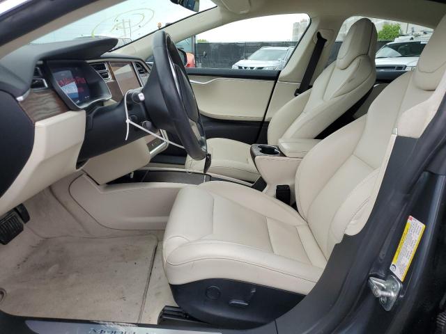 5YJSA1E27HF229195 - 2017 TESLA MODEL S Grau Foto 7