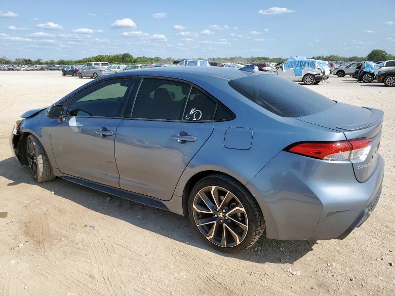 JTDS4MCE6MJ068671 - 2021 TOYOTA COROLLA SE SILVER photo 2