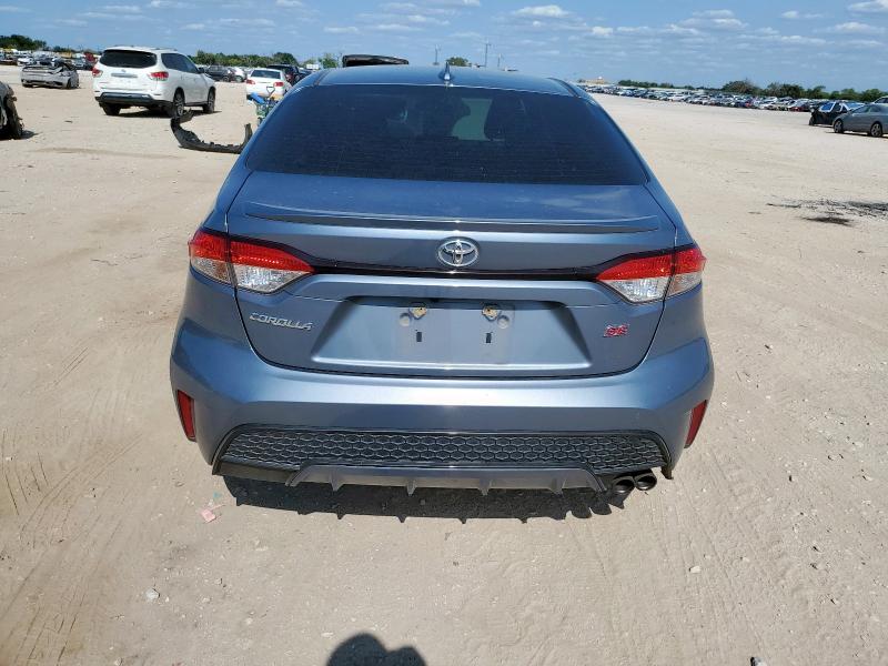 JTDS4MCE6MJ068671 - 2021 TOYOTA COROLLA SE SILVER photo 6