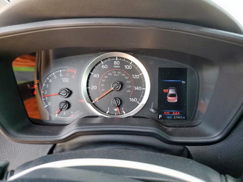 JTDS4MCE6MJ068671 - 2021 TOYOTA COROLLA SE SILVER photo 9