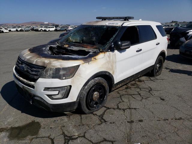 1FM5K8AR1HGB41718 - 2017 FORD EXPLORER POLICE INTERCEPTOR WHITE photo 1