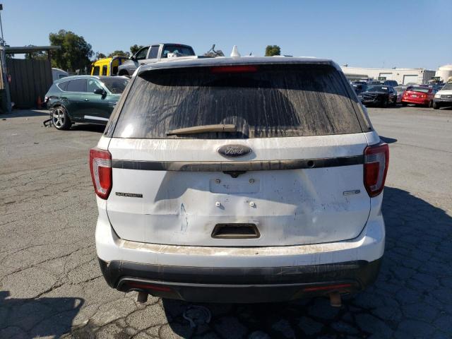 1FM5K8AR1HGB41718 - 2017 FORD EXPLORER POLICE INTERCEPTOR WHITE photo 6