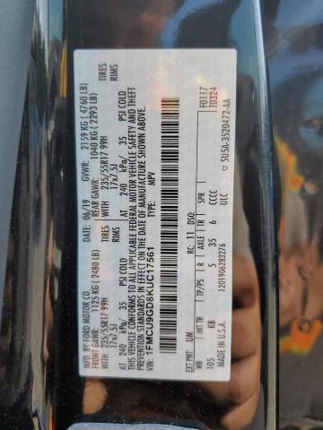 1FMCU9GD8KUC17561 - 2019 FORD ESCAPE SE Schwarz Foto 13