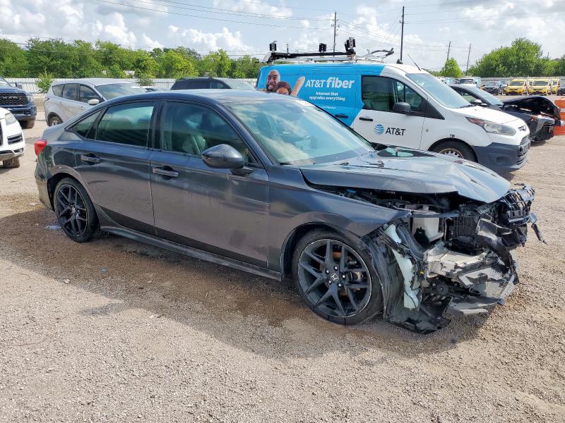 2HGFE2F58NH583030 - 2022 HONDA CIVIC SPORT GRAY photo 4