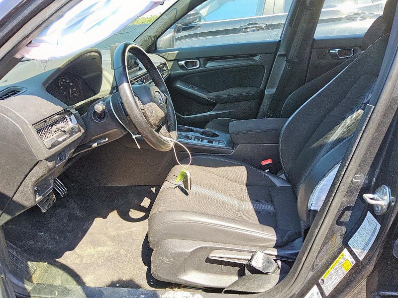 2HGFE2F58NH583030 - 2022 HONDA CIVIC SPORT GRAY photo 7