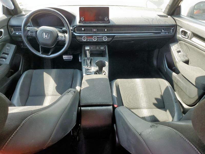 2HGFE2F58NH583030 - 2022 HONDA CIVIC SPORT GRAY photo 8