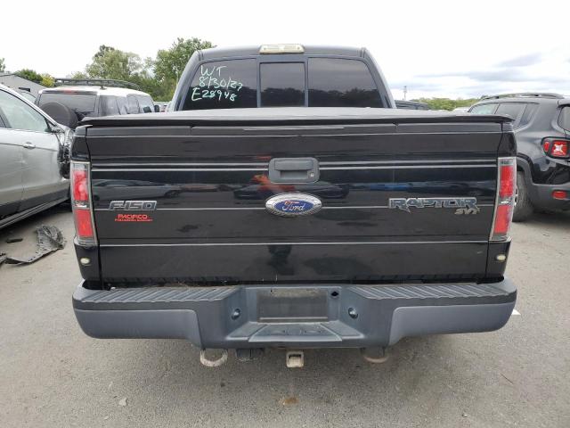 1FTFW1R67BFD34791 - 2011 FORD F150 SVT RAPTOR BLACK photo 6