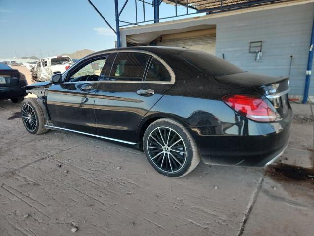 55SWF8DB4KU300713 - 2019 MERCEDES-BENZ C 300 BLACK photo 2