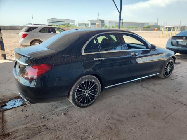 55SWF8DB4KU300713 - 2019 MERCEDES-BENZ C 300 BLACK photo 3