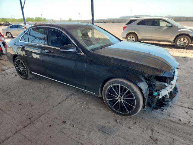 55SWF8DB4KU300713 - 2019 MERCEDES-BENZ C 300 BLACK photo 4