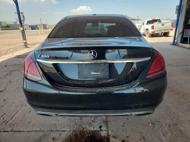 55SWF8DB4KU300713 - 2019 MERCEDES-BENZ C 300 BLACK photo 6