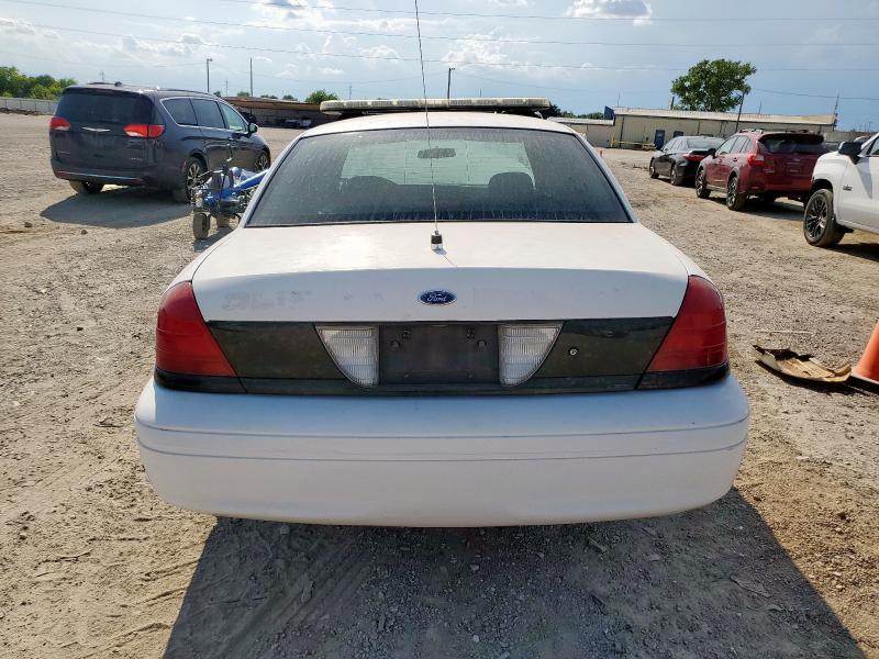 2FAFP71W76X125403 - 2006 FORD CROWN VICT POLICE INTERCEPTOR WHITE photo 6