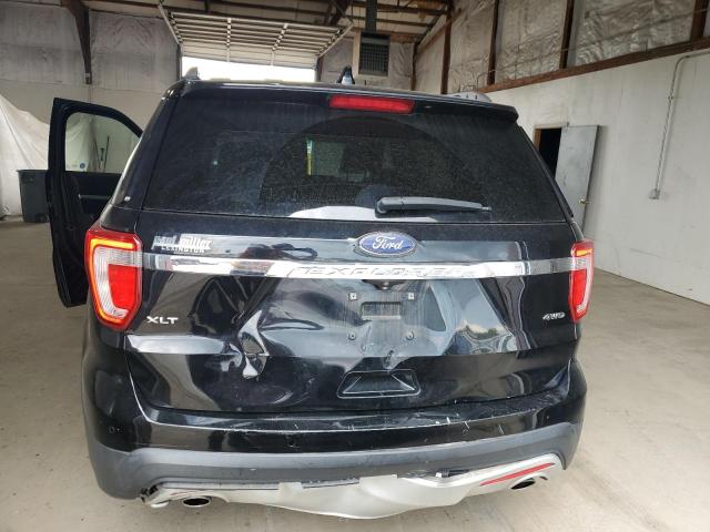 1FM5K8D8XGGA31610 - 2016 FORD EXPLORER XLT შავი ფოტო 6