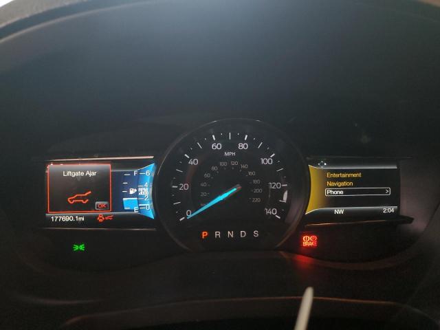 1FM5K8D8XGGA31610 - 2016 FORD EXPLORER XLT შავი ფოტო 9