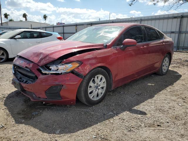 3FA6P0G76KR170493 - 2019 FORD FUSION S MAROON photo 1