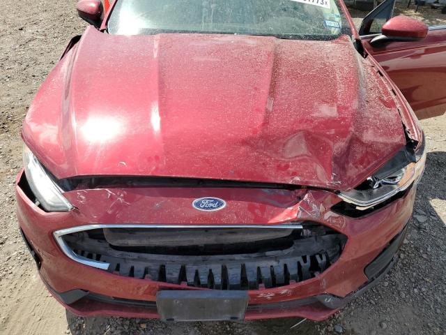 3FA6P0G76KR170493 - 2019 FORD FUSION S MAROON photo 11