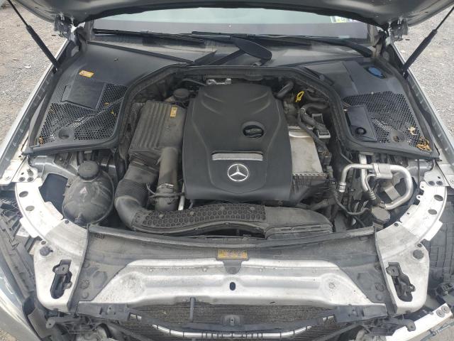WDDWF4KB8GR177471 - 2016 MERCEDES-BENZ C 300 4MATIC SILVER photo 11