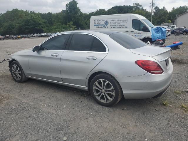 WDDWF4KB8GR177471 - 2016 MERCEDES-BENZ C 300 4MATIC SILVER photo 2