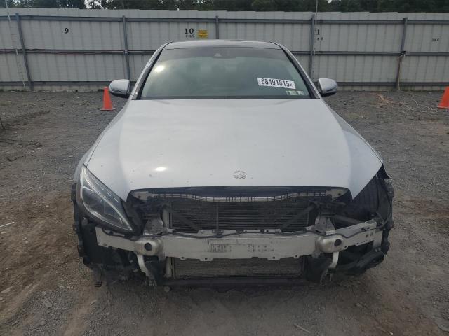 WDDWF4KB8GR177471 - 2016 MERCEDES-BENZ C 300 4MATIC SILVER photo 5