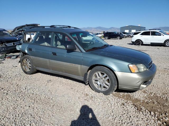 4S3BH675127660239 - 2002 SUBARU LEGACY OUTBACK AWP 绿色 照片 4