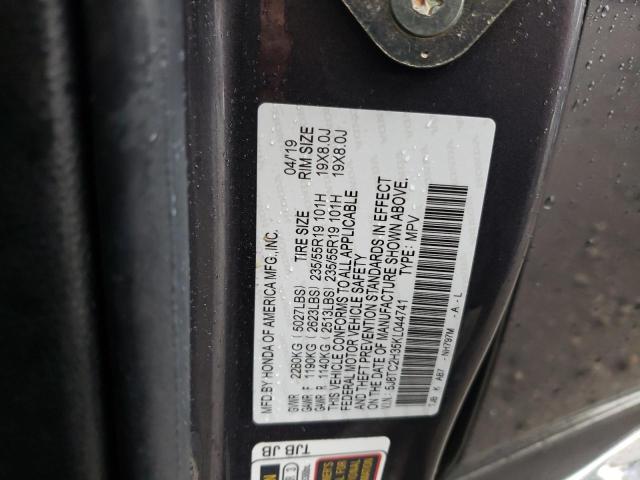 5J8TC2H35KL044741 - 2019 ACURA RDX GRAY photo 13