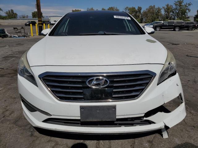 5NPE34AF6FH093707 - 2015 HYUNDAI SONATA SPORT WHITE photo 5