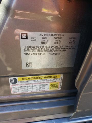 1G1ZE5E10BF150142 - 2011 CHEVROLET MALIBU LTZ 米色 照片 12