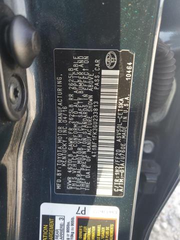 4T1BF1FK3GU233813 - 2016 TOYOTA CAMRY LE BLACK photo 12