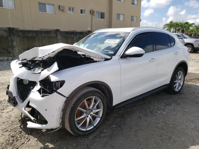 ZASFAKBNXJ7B81605 - 2018 ALFA ROMEO STELVIO TI WHITE photo 1