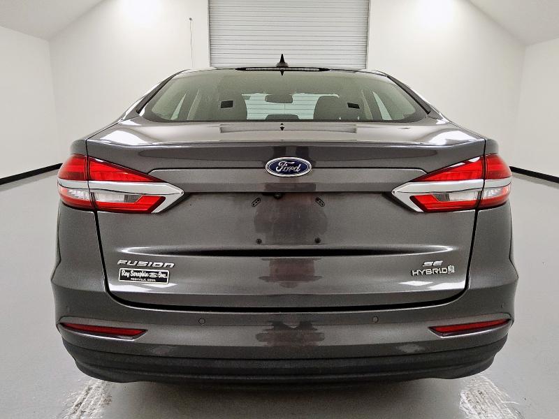 3FA6P0LU7KR234374 - 2019 FORD FUSION SE ნაცრისფერი ფოტო 6