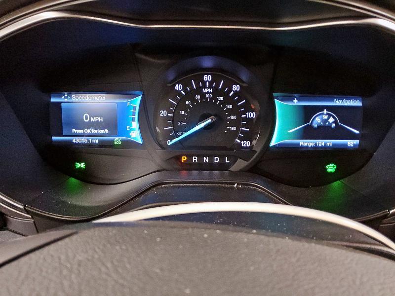 3FA6P0LU7KR234374 - 2019 FORD FUSION SE ნაცრისფერი ფოტო 9