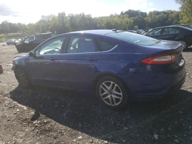 1FA6P0HD6G5101933 - 2016 FORD FUSION SE BLUE photo 2