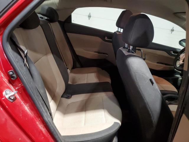 3KPC24A6XNE170799 - 2022 HYUNDAI ACCENT SE წითელი ფოტო 10