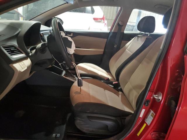 3KPC24A6XNE170799 - 2022 HYUNDAI ACCENT SE წითელი ფოტო 7