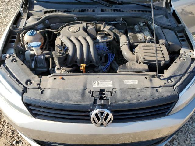 3VW2K7AJ7DM287386 - 2013 VOLKSWAGEN JETTA BASE SILVER photo 11