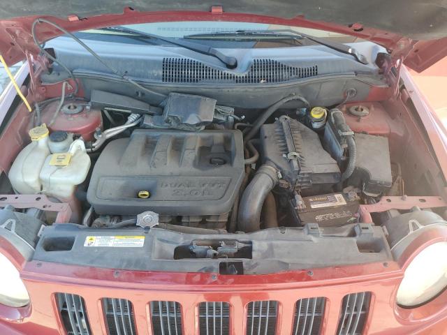 1J8FT47087D416372 - 2007 JEEP COMPASS RED photo 12