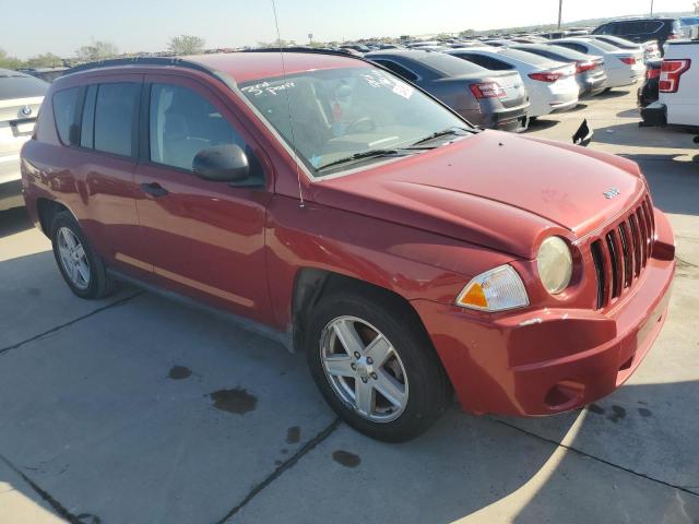 1J8FT47087D416372 - 2007 JEEP COMPASS RED photo 4