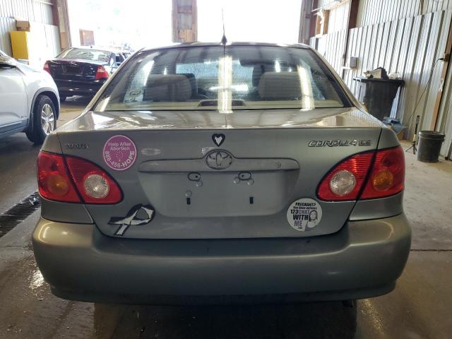 1NXBR32E13Z074707 - 2003 TOYOTA COROLLA CE ნაცრისფერი ფოტო 6