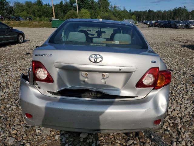 1NXBU4EE6AZ190580 - 2010 TOYOTA COROLLA BASE SILVER photo 6