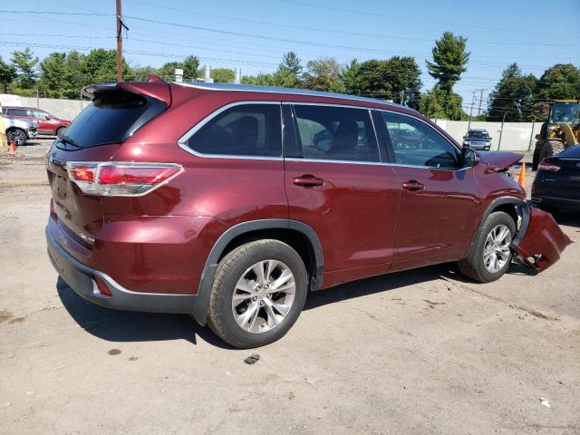 5TDJKRFH5FS158937 - 2015 TOYOTA HIGHLANDER XLE Qırmızı foto 3