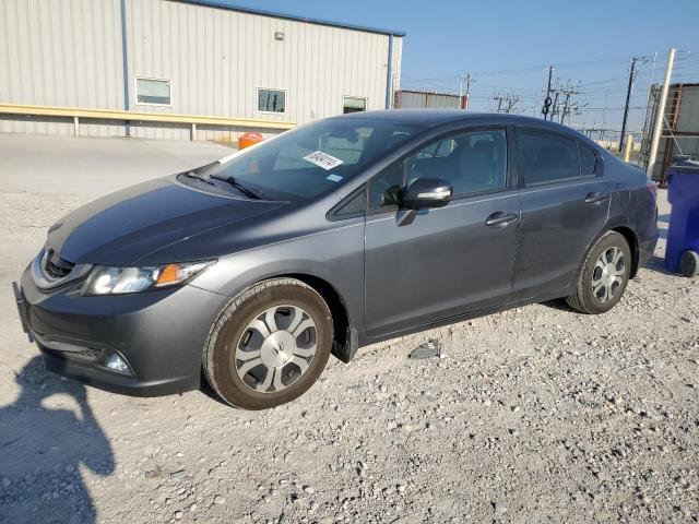 19XFB4F25DE004028 - 2013 HONDA CIVIC HYBRID GRAY photo 1