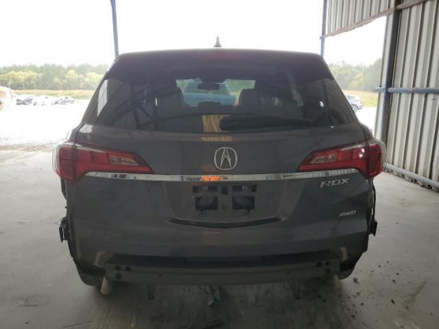 5J8TB4H74HL007500 - 2017 ACURA RDX ADVANCE GRAY photo 6