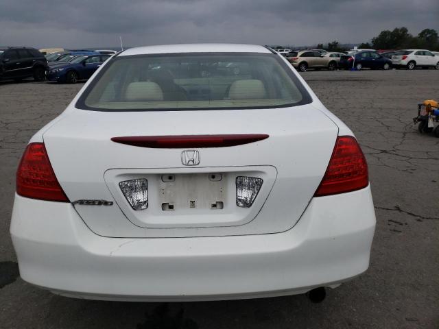 JHMCM56446C002560 - 2006 HONDA ACCORD LX WHITE photo 6