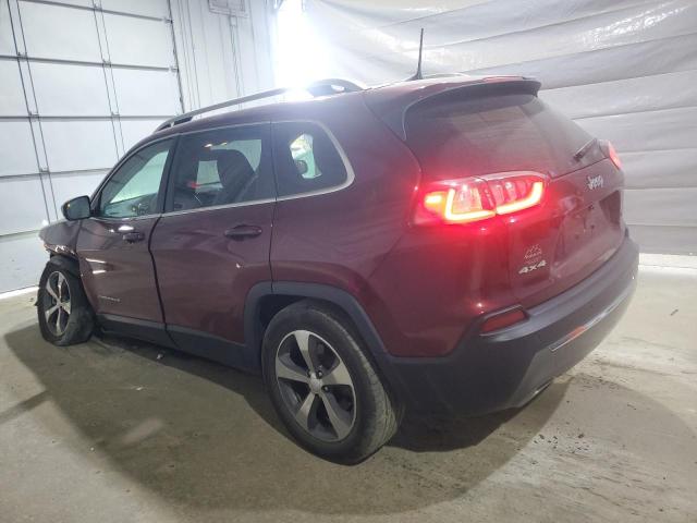 1C4PJMDX6KD483855 - 2019 JEEP CHEROKEE LIMITED BURGUNDY photo 2
