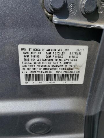 19UDE2F39HA015877 - 2017 ACURA ILX BASE WATCH PLUS SILVER photo 13