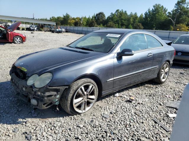 WDBTJ56H08F238085 - 2008 MERCEDES-BENZ CLK 350 BLUE photo 1