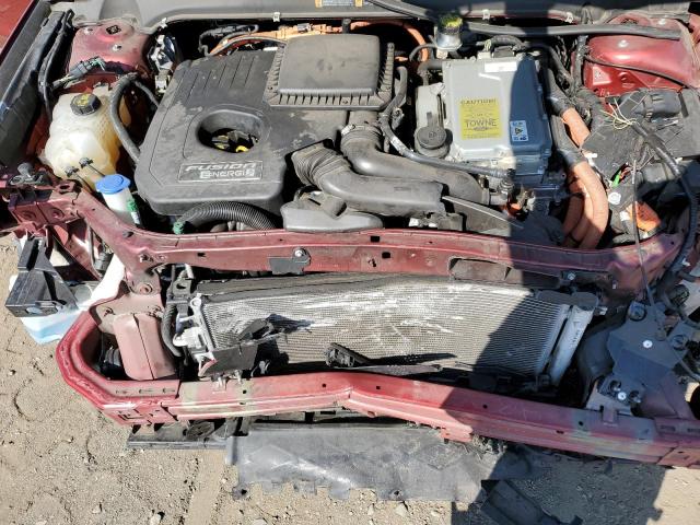 3FA6P0SU4HR171289 - 2017 FORD FUSION TITANIUM PHEV RED photo 11